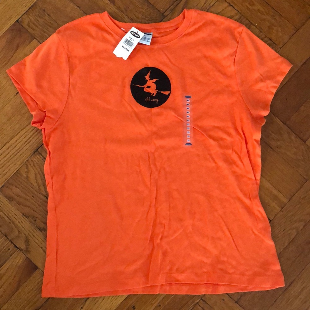 Old Navy Halloween Witch Orange Tee, size Girls XL